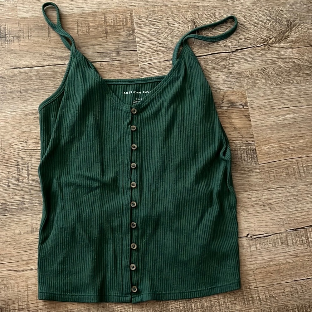 American Eagle Green Tank Top